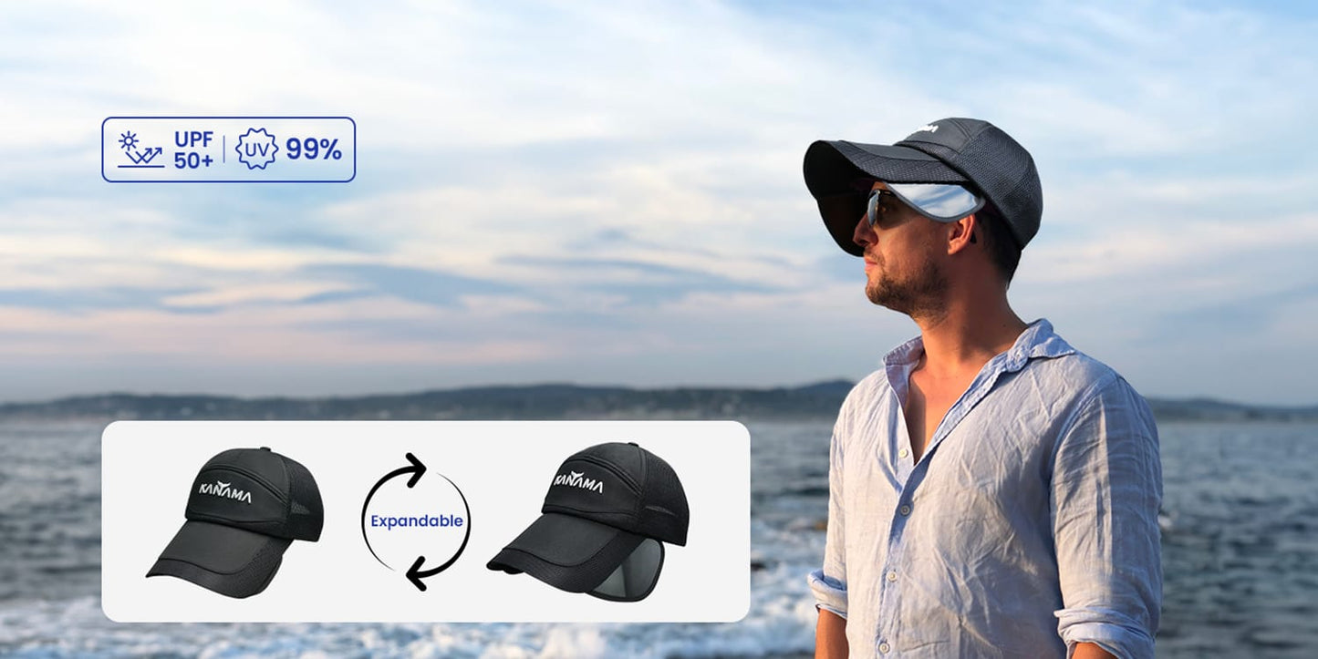 Wide brim fishing sun hat