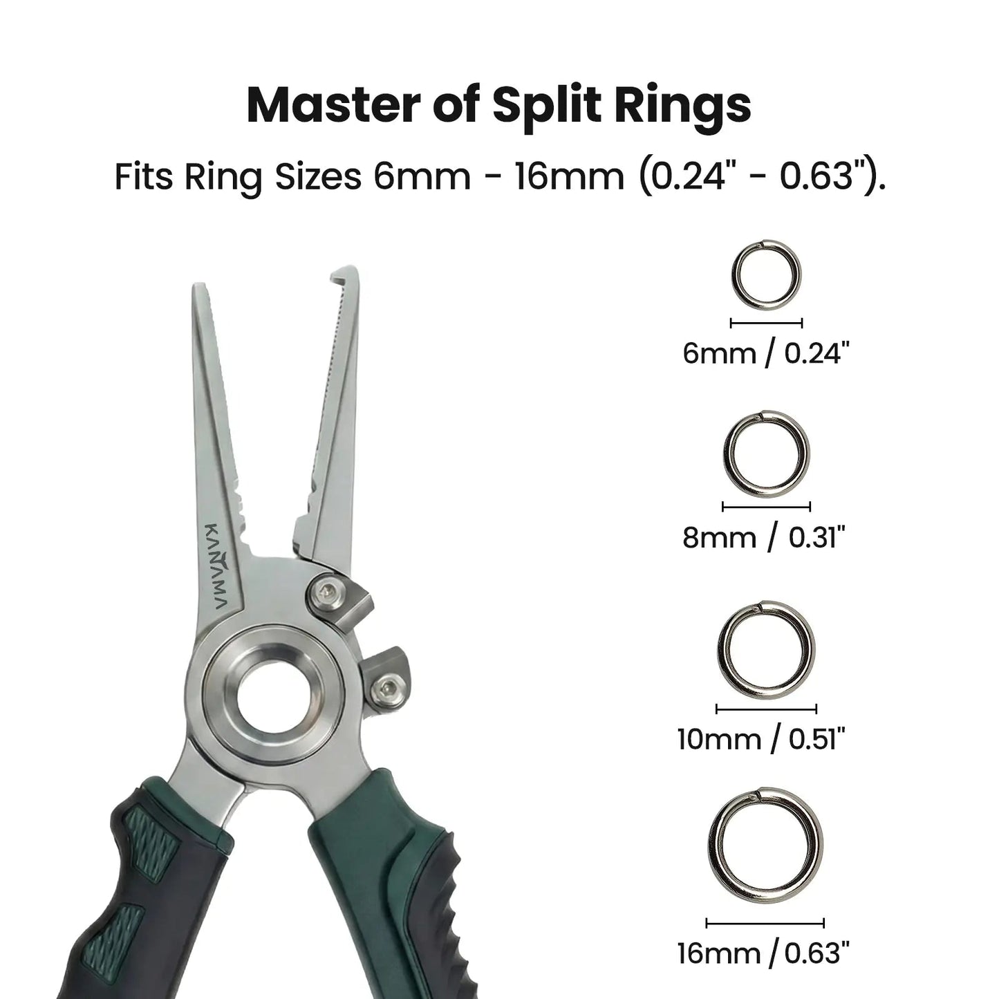 Kanama high-strength rust-resistant fishing pliers