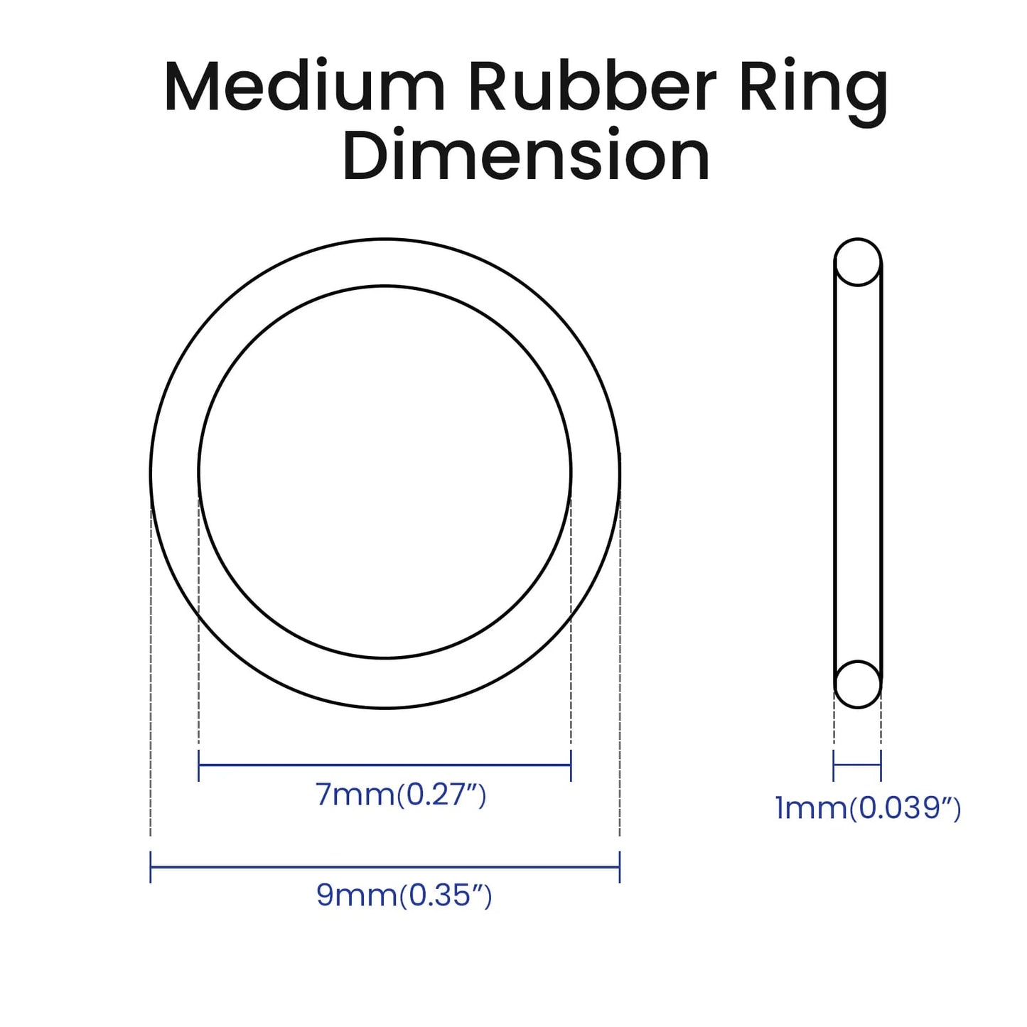 Live Shrimp hook's spare rubber ring