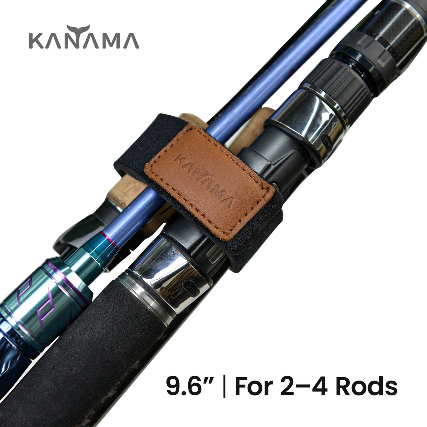 Fishing rod wrap pole straps